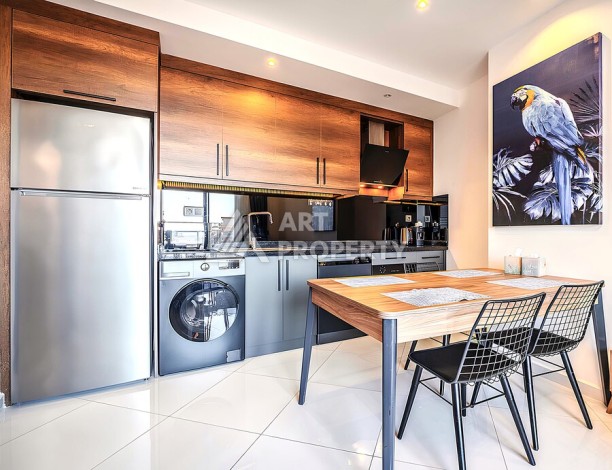 Квартира 1+1 в Махмутларе с видом на море, 50 м² - Ракурс 3