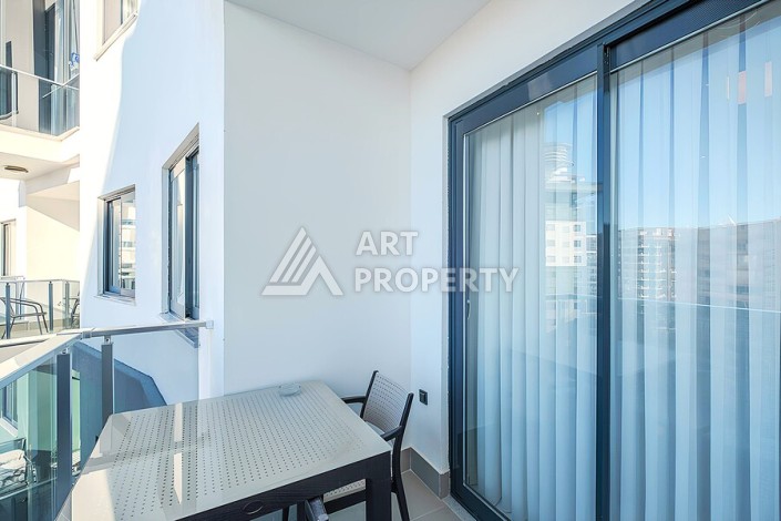 Квартира 1+1 в Махмутларе с видом на море, 50 м² - Ракурс 4