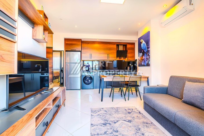 Квартира 1+1 в Махмутларе с видом на море, 50 м² - Ракурс 5