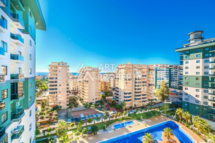 Квартира 1+1 в Махмутларе с видом на море, 50 м² - Ракурс 8