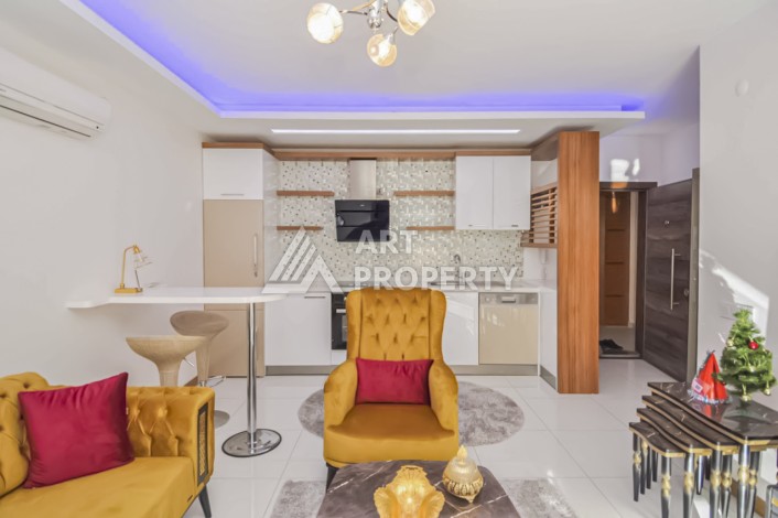 Большая квартира 1+1 в Махмутларе с видом на море, 60 м² - Ракурс 4