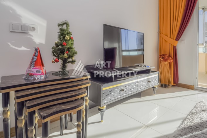 Большая квартира 1+1 в Махмутларе с видом на море, 60 м² - Ракурс 6