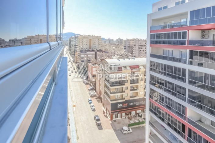 Большая квартира 1+1 в Махмутларе с видом на море, 60 м² - Ракурс 14