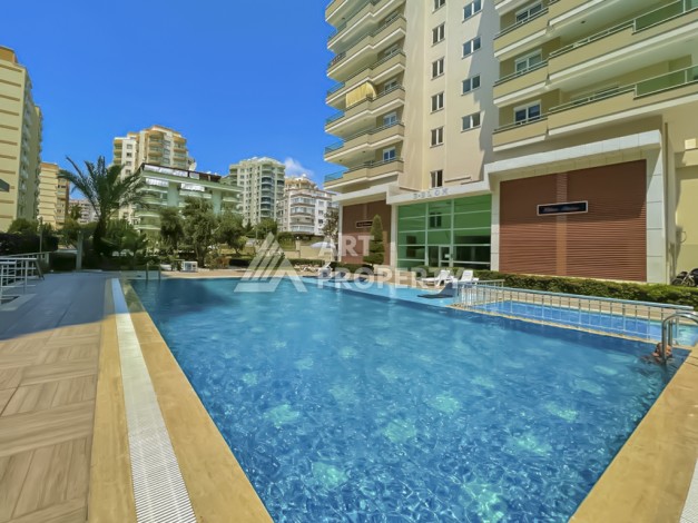Большая квартира 1+1 в Махмутларе с видом на море, 60 м² - Ракурс 20