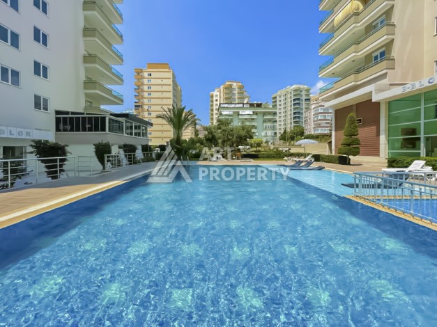 Большая квартира 1+1 в Махмутларе с видом на море, 60 м² - Ракурс 21