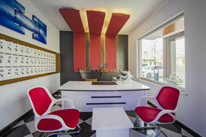 Квартиры 1+1 в комплексе в тихом месте Махмутлара, 65 м2 - Ракурс 10