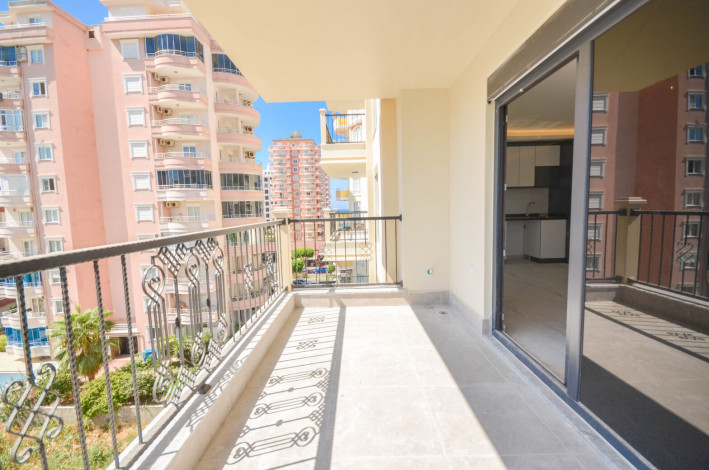 Трехкомнатная квартира на берегу Средиземного моря в районе Махмутлар, 105 м2 - Ракурс 11