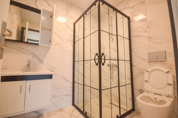 Трехкомнатная квартира на берегу Средиземного моря в районе Махмутлар, 105 м2 - Ракурс 12