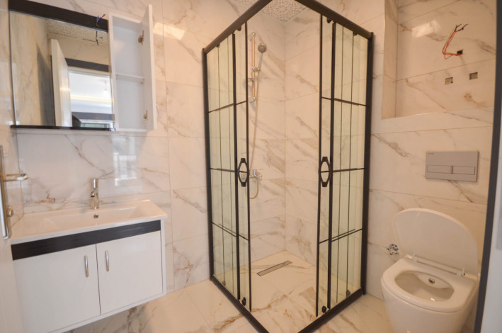 Трехкомнатная квартира на берегу Средиземного моря в районе Махмутлар, 105 м2 - Ракурс 21