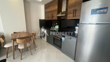 Квартира 1+1 с видом на море и бассейн, 55 м². Махмутлар, Алания - Ракурс 5