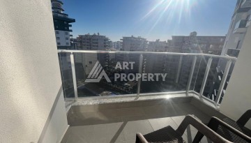 Квартира 1+1 с видом на море и бассейн, 55 м². Махмутлар, Алания - Ракурс 6