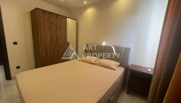 Квартира 1+1 с видом на море и бассейн, 55 м². Махмутлар, Алания - Ракурс 10