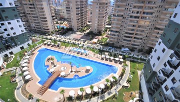 Квартира 1+1 с видом на море и бассейн, 55 м². Махмутлар, Алания - Ракурс 11