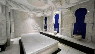Квартира 1+1 с видом на море и бассейн, 55 м². Махмутлар, Алания - Ракурс 18