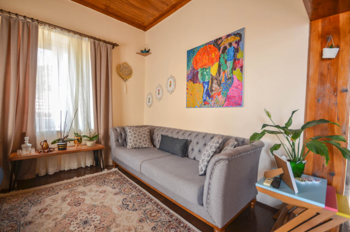 Дизайнерская трехкомнатная квартира в районе исторической крепости Аланья в 100 метрах от моря, 105м2 - Ракурс 6