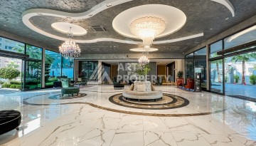 Квартира 1+1 с видом на море и бассейн, 55 м². Махмутлар, Алания - Ракурс 20