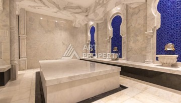 Квартира 1+1 с видом на море и бассейн, 55 м². Махмутлар, Алания - Ракурс 21