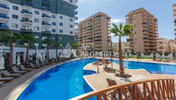 Квартира 1+1 с видом на море и бассейн, 55 м². Махмутлар, Алания - Ракурс 22