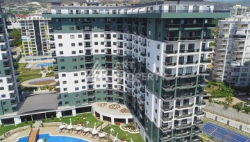 Квартира 1+1 с видом на море и бассейн, 55 м². Махмутлар, Алания - Ракурс 28