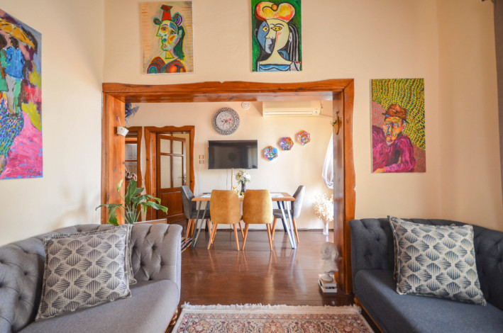 Дизайнерская трехкомнатная квартира в районе исторической крепости Аланья в 100 метрах от моря, 105м2 - Ракурс 7