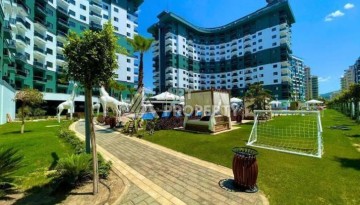 Квартира 1+1 с видом на море и бассейн, 55 м². Махмутлар, Алания - Ракурс 33