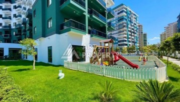 Квартира 1+1 с видом на море и бассейн, 55 м². Махмутлар, Алания - Ракурс 34