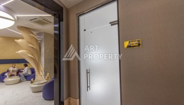 Квартира 1+1 с видом на море и бассейн, 55 м². Махмутлар, Алания - Ракурс 36