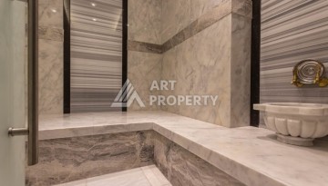 Квартира 1+1 с видом на море и бассейн, 55 м². Махмутлар, Алания - Ракурс 37