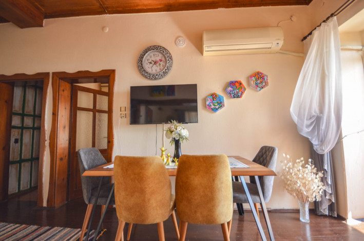 Дизайнерская трехкомнатная квартира в районе исторической крепости Аланья в 100 метрах от моря, 105м2 - Ракурс 8