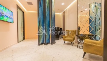 Квартира 1+1 с видом на море и бассейн, 55 м². Махмутлар, Алания - Ракурс 40