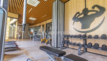 Квартира 1+1 с видом на море и бассейн, 55 м². Махмутлар, Алания - Ракурс 45