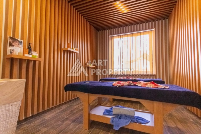 Квартира 1+1 с видом на море и бассейн, 55 м². Махмутлар, Алания - Ракурс 46