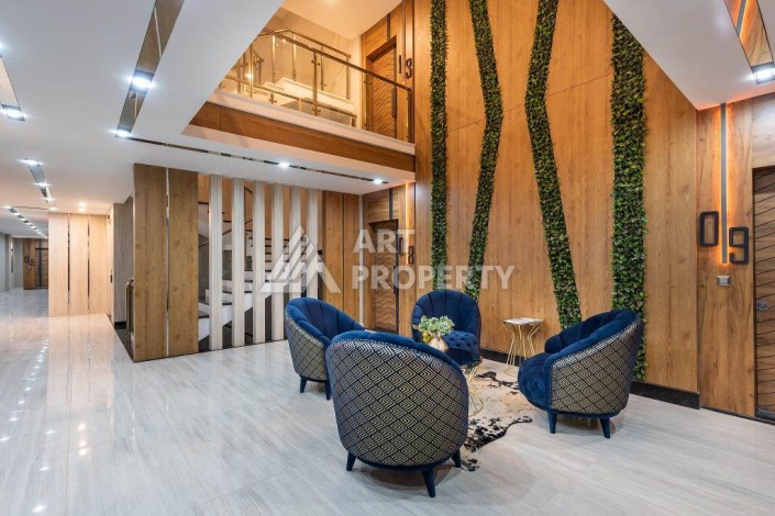 Квартира 2+1 с видом на море в Кестеле, 110 м² - Ракурс 32