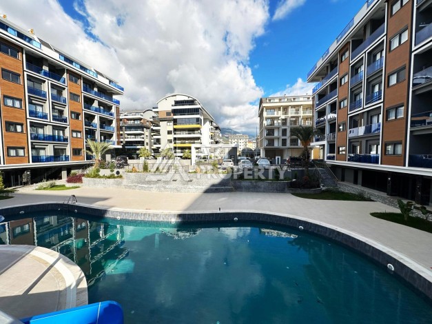 Квартира 1+1 в современном ЖК у моря, 55 м². Каргыджак, Алания - Ракурс 2