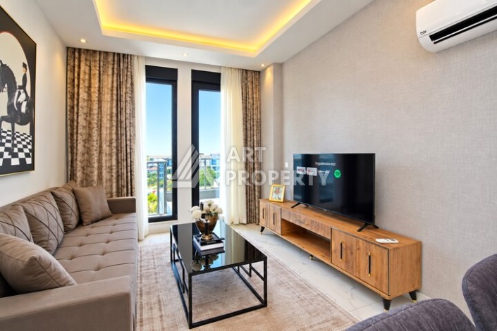 Квартира 1+1 в Каргыджаке с видом на море и бассейн, 55 м² - Ракурс 2