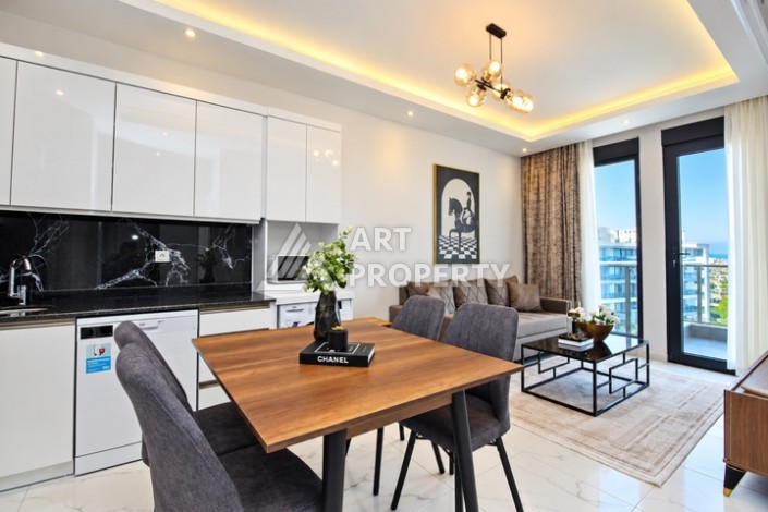 Квартира 1+1 в Каргыджаке с видом на море и бассейн, 55 м² - Ракурс 6