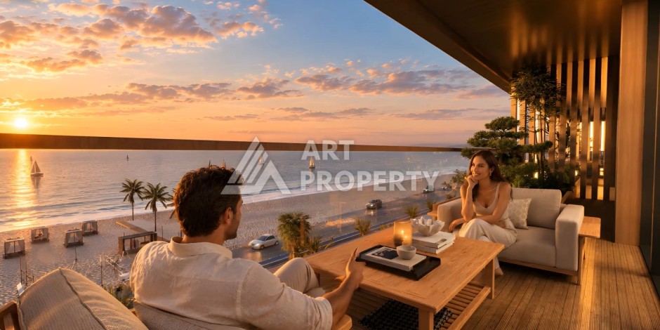 Премиальный проект у моря в Махмутларе, квартиры от 55 до 140 м² - Ракурс 2