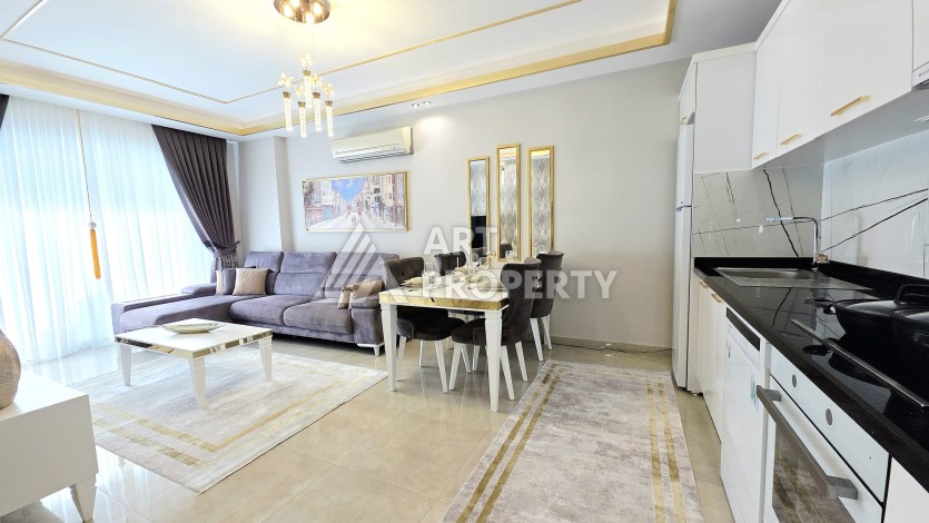 Квартира 2+1 в центре Махмутлара с видом на море - 100 м² - Ракурс 5