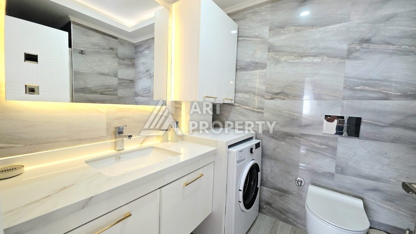 Квартира 2+1 в центре Махмутлара с видом на море - 100 м² - Ракурс 16