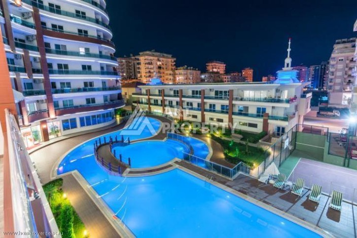Квартира 2+1 в центре Махмутлара с видом на море - 100 м² - Ракурс 22