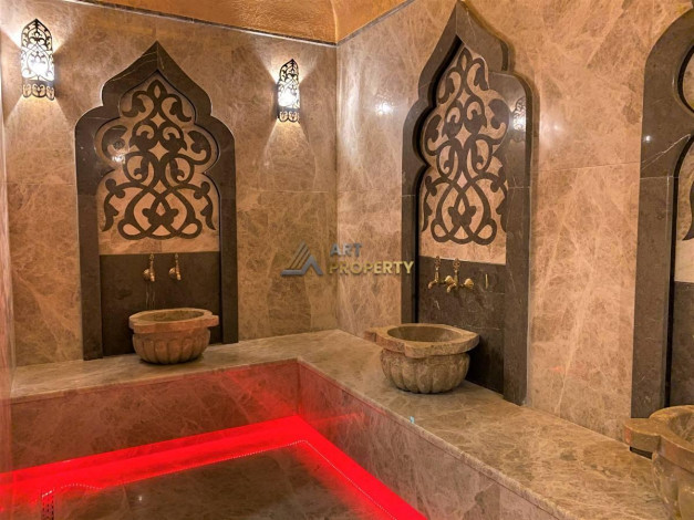 Трехкомнатная квартира на первой линии с панорамным видом на море в Махмутларе, 90м2 - Ракурс 9