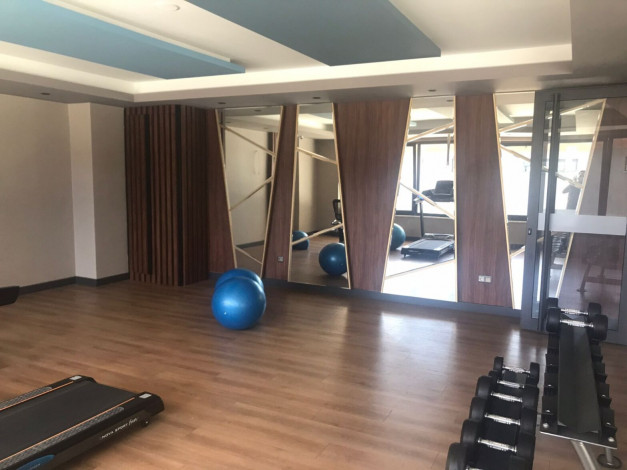 Трехкомнатная квартира на первой линии с панорамным видом на море в Махмутларе, 90м2 - Ракурс 11