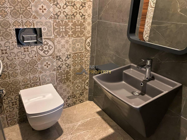 Трехкомнатная квартира на первой линии с панорамным видом на море в Махмутларе, 90м2 - Ракурс 16