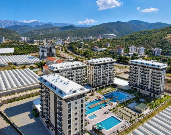 Квартира 1+1 в элитном ЖК, 50 м². Демирташ, Алания - Ракурс 1