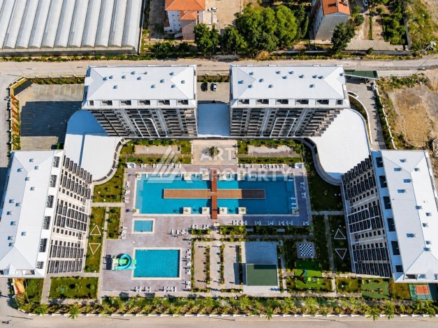 Квартира 1+1 в элитном ЖК, 50 м². Демирташ, Алания - Ракурс 22