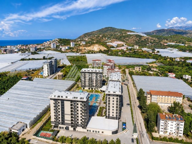 Квартира 1+1 в элитном ЖК, 50 м². Демирташ, Алания - Ракурс 35