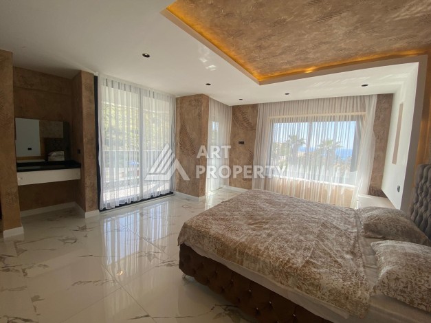 Вилла 3+1 с видом на море и крепость Аланьи, 175 м² - Ракурс 14