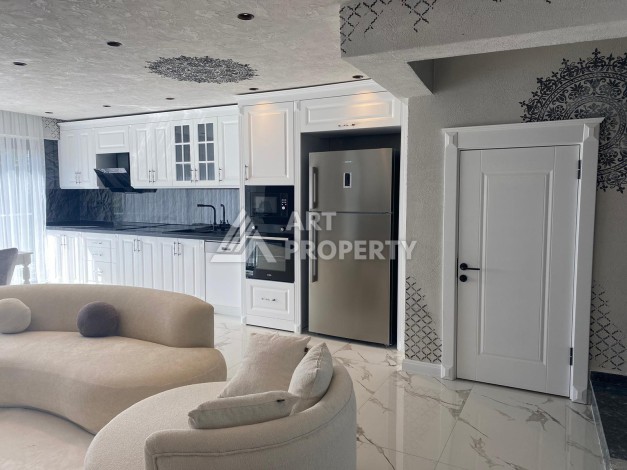 Вилла 3+1 с видом на море и крепость Аланьи, 175 м² - Ракурс 19