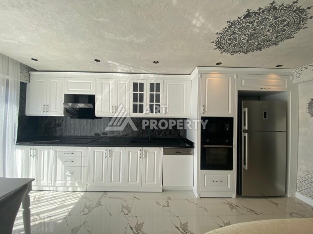 Вилла 3+1 с видом на море и крепость Аланьи, 175 м² - Ракурс 21