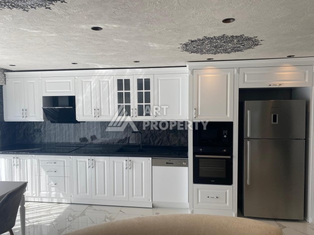 Вилла 3+1 с видом на море и крепость Аланьи, 175 м² - Ракурс 22